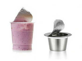 Yougurt & milk cap aluminum foil